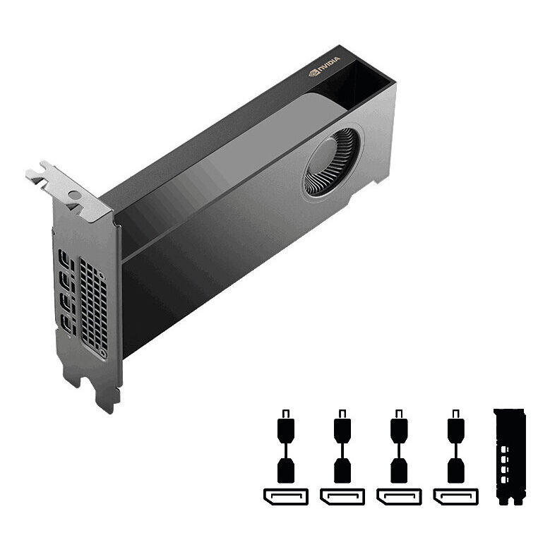 Tarjeta Grafica Pny Rtx Pro 2000 Blackwell 16Gb Gddr7 128-Bit Pci Express X8 5.0 Vcnrtxpro2000B-Pb