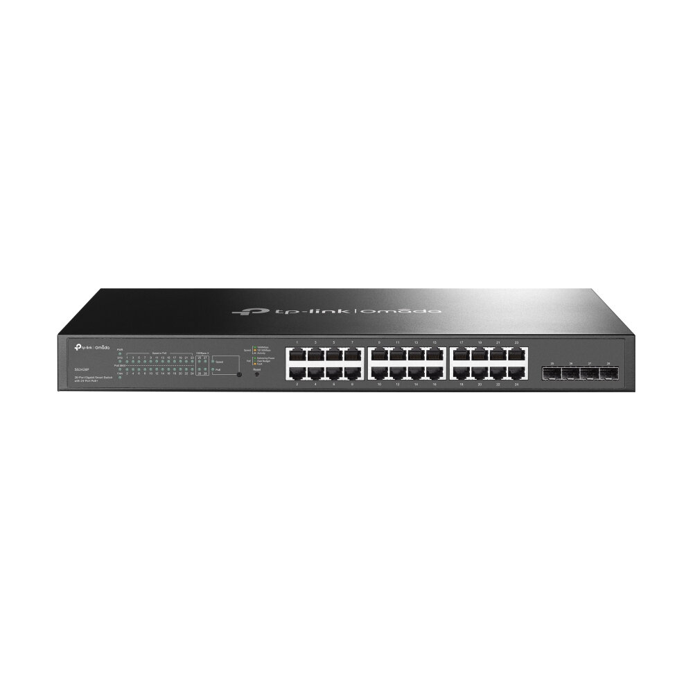 Switch Tp-Link Sg2428P 24X Rj-45 Gigabit Ethernet 4X Sfp 56Gbit/S 8000 Entradas Gestionable