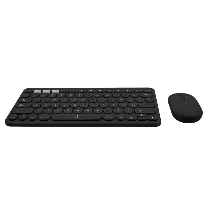 Mouse Perfect Choice Pc-201397 Óptico 1000Dpi 3 Botones Rf Wireless + Bluetooth Ergonómico Pc-201397