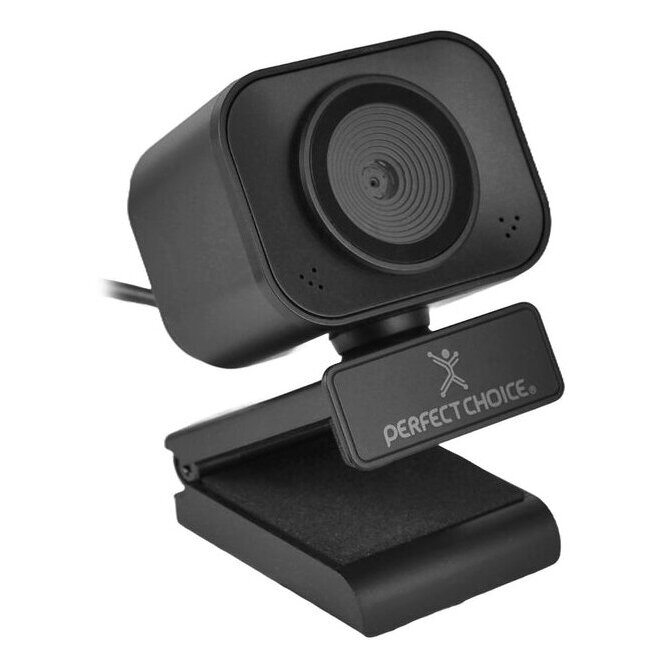 Webcam Perfect Choice Usb Negro 5Mp 2K Ultra Hd Autoenfoque Pc-320548