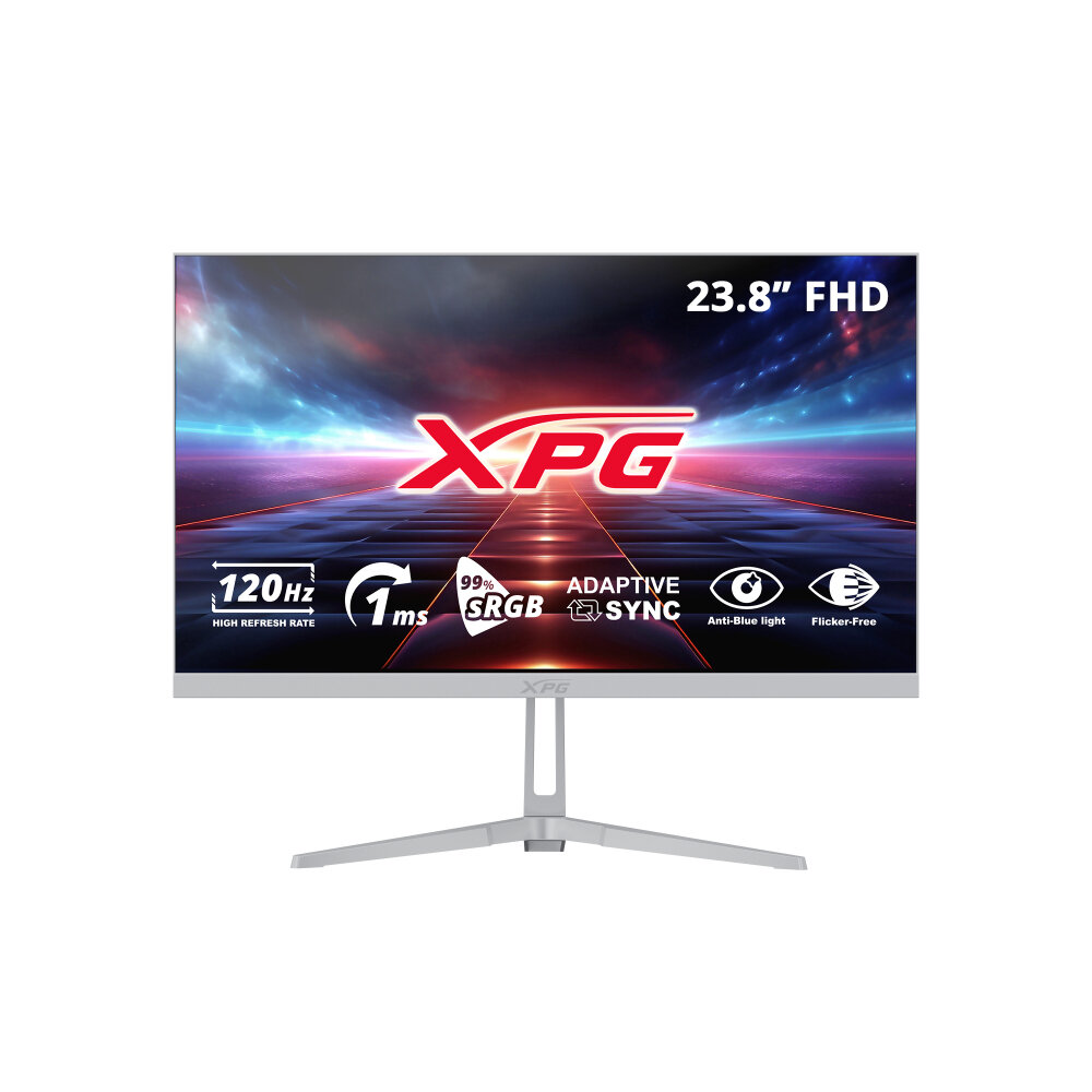Monitor Gamer Plano Xpg Rift R24F2 23.8" 1920X1080 120Hz 1Ms Hdmi/Dp Blanco Rift R24F2-Whcmx