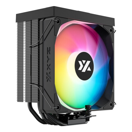 Disipador Cpu Xyz Thermax 4 Pulsar 4 Heatpipes Display Digital 120Mm Argb X-Ac-Therpulb4