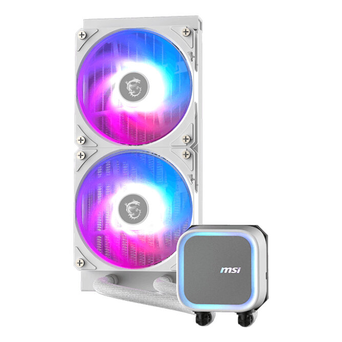 Enfriamiento Líquido Msi Mag Coreliquid A13 240 2X120Mm 2000Rpm Blanco Lga 1700 Mag Coreliquid