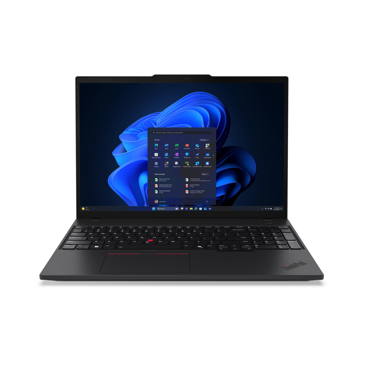 Laptop Lenovo T16 G4 16" Wuxga Core Ultra 7 255U 16Gb Ddr5 512Gb Ssd Win11 Negro Wifi6E 21Qf000Mlm