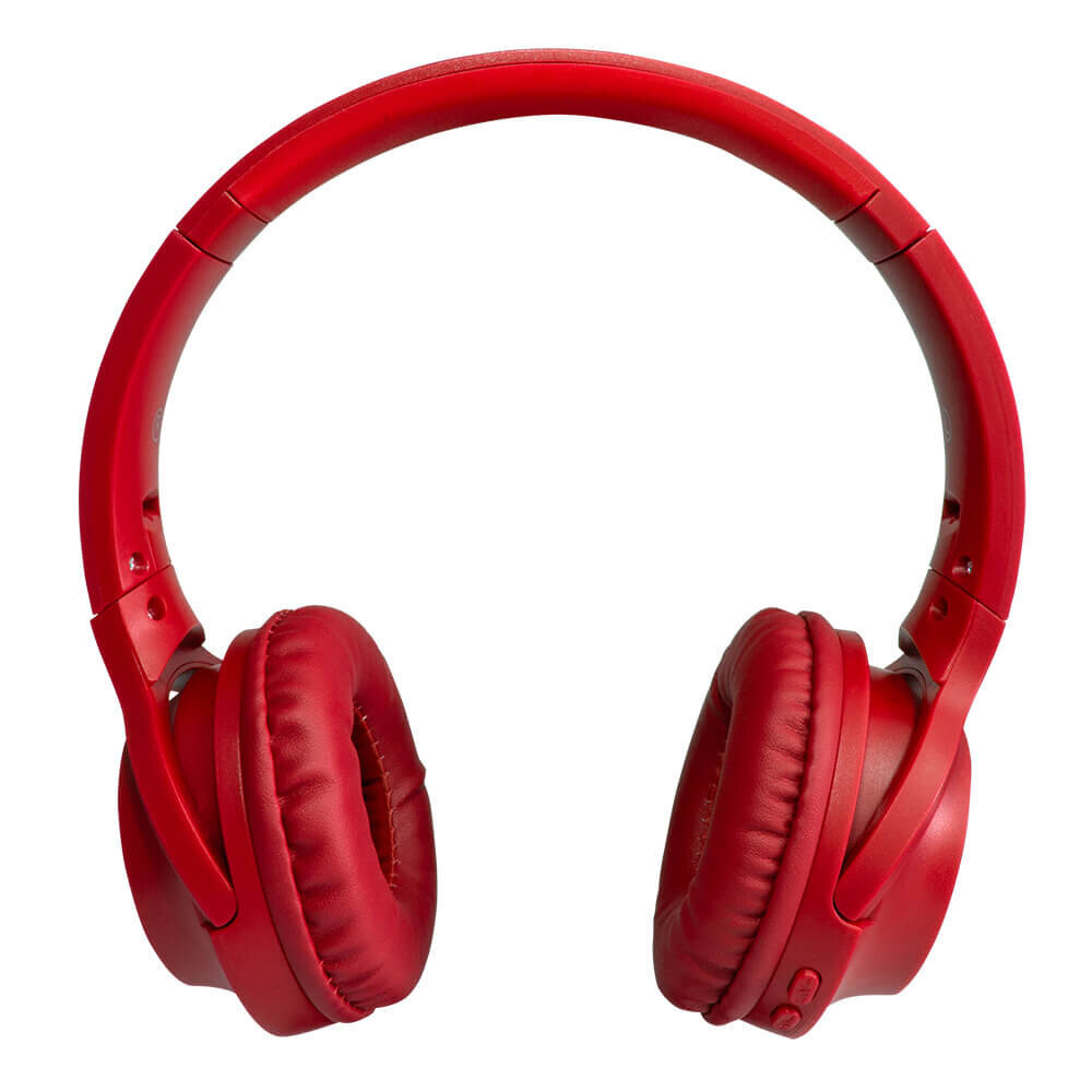 Diadema Bluetooth Vorago Hpb-200 Msd Plegable Rojo OPEN BOX A