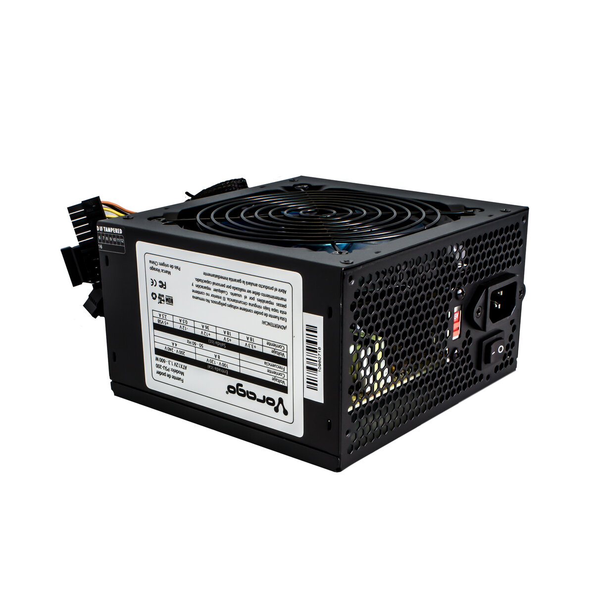 Fuente De Poder Vorago Psu-200 600Watts 2 X Sata OPEN BOX A