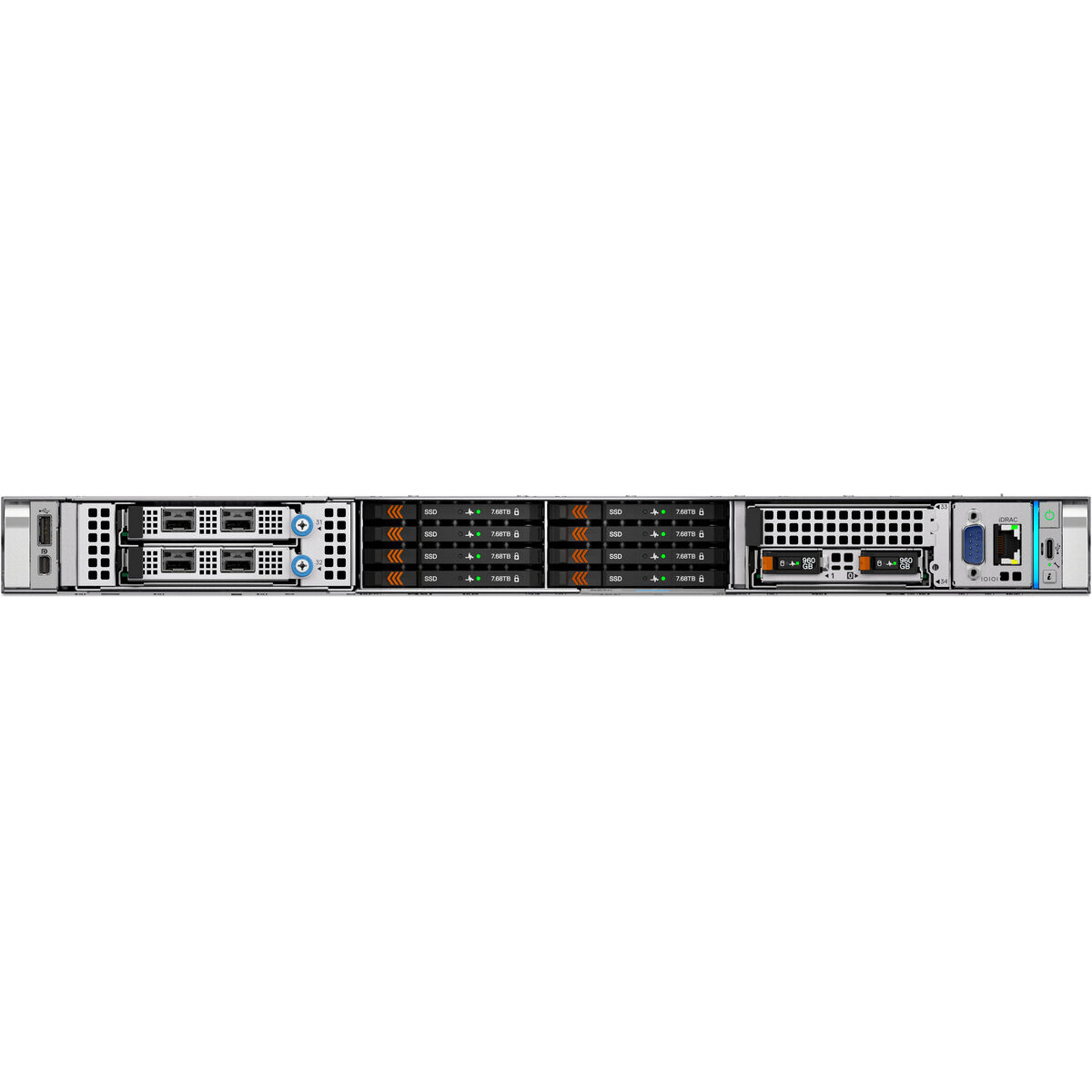 Servidor Dell R470 Intel Xeon 6 6511P 4X32Gb Ddr5 480Gb Sata Iii 2.3Ghz Bastidor 1U R470271_6511P432
