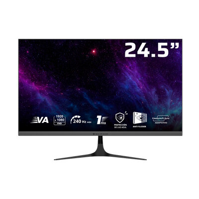 Monitor Gamer Balam Rush Mce245P 24.5" Fhd 240Hz 1Ms Freesync G-Sync Hdmi Dp Negro Va Br-944113