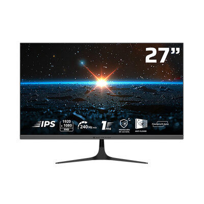 Monitor Gamer Sin Marco Balam Rush Cosmos Edge Mce27P 27" Ips Fhd 240Hz 1Ms Freesync Br-944120