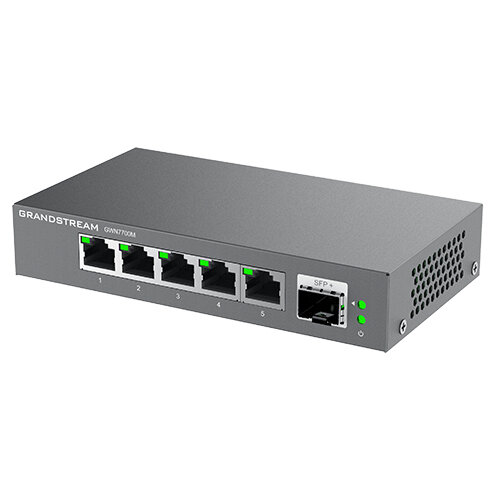 Switch Grandstream Gwn7701Pa Gigabit 5 Puertos Poe 30W/Puerto 60W Total Gwn7701Pa