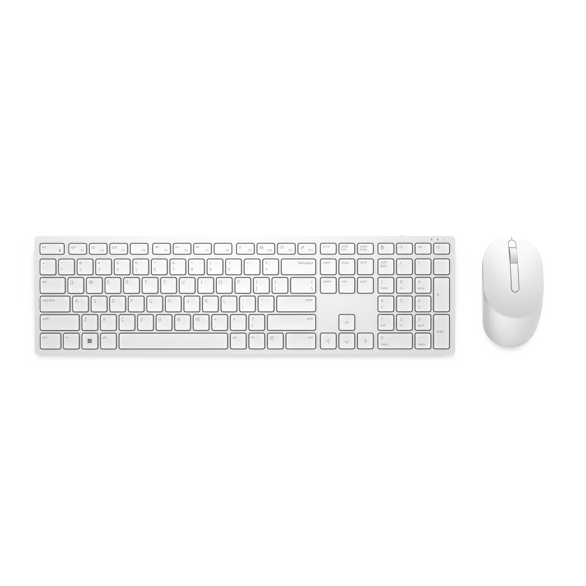 Mouse Dell Km5221W Óptico 4000Dpi 3 Botones Rf Inalámbrico Blanco Km5221W-Wh-Ltn
