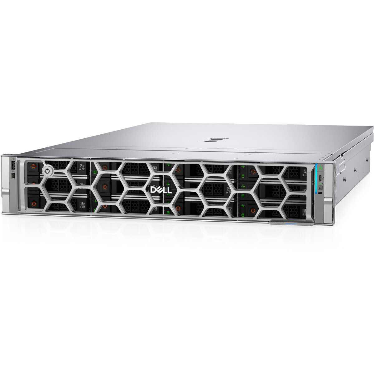 Servidor Dell R570 Intel Xeon 6511P 4X32Gb 480Gb Ssd 2.3Ghz Sata Iii Perc H965I R570271_6511P432