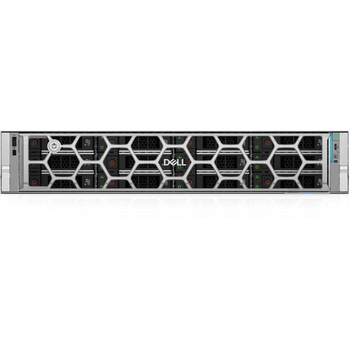 Servidor Dell R570 Intel Xeon 6511P 4X32Gb 480Gb Ssd 2.3Ghz Sata Iii Perc H965I R570271_6511P432