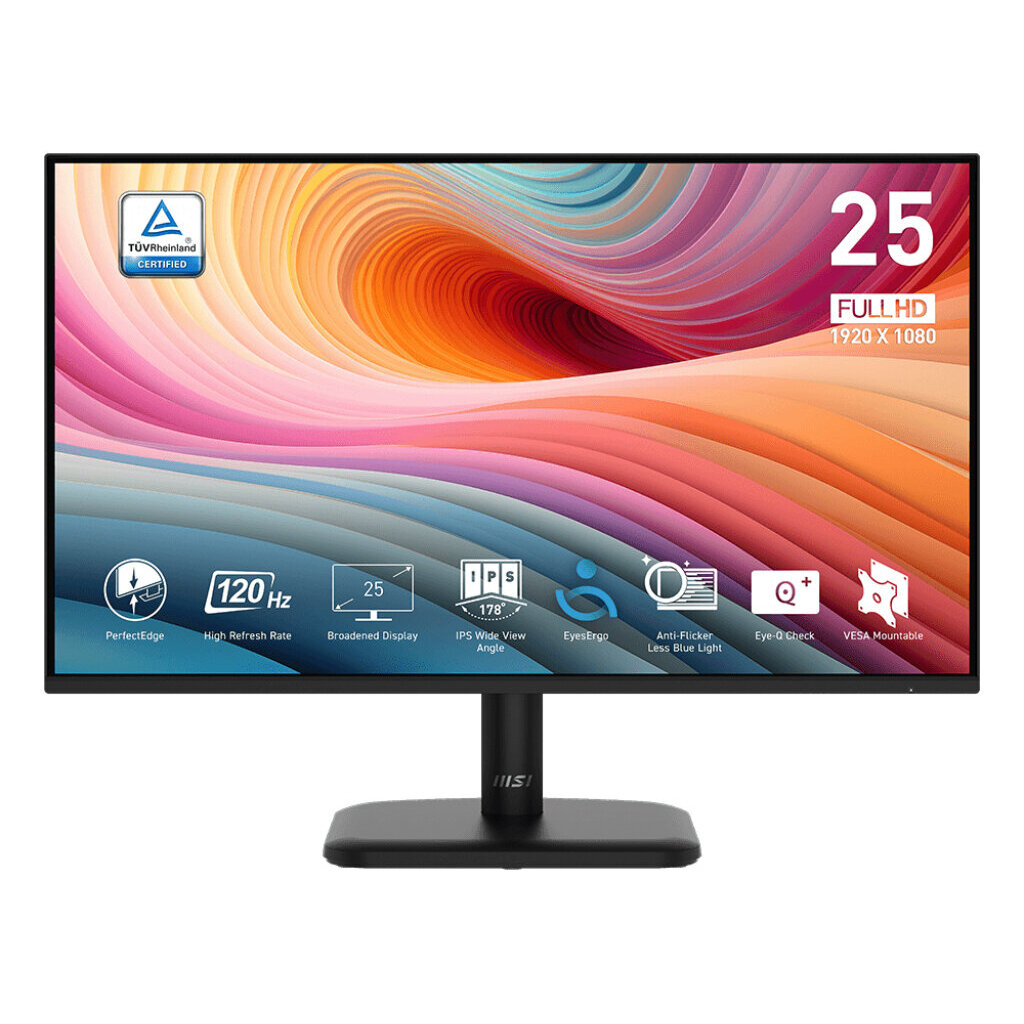 Monitor Hdr Msi Pro Mp251L E2 24.5" Full Hd 4Ms 100Hz Hdmi Negro Ips Pro Mp251L E2