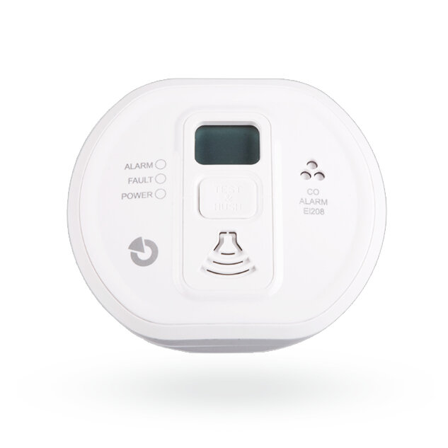Detector De Gas Jablotron Ei208Dw Monóxido De Carbono Batería Integrada Cert En 50291