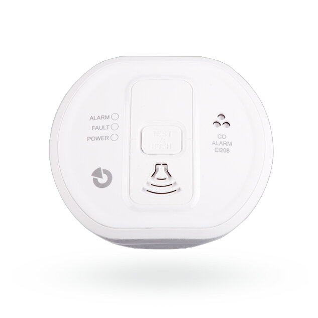 Detector Autonomo De Gas Jablotron Ei208W Monoxido De Carbono Bateria 7 Anos Blanco Ei208W