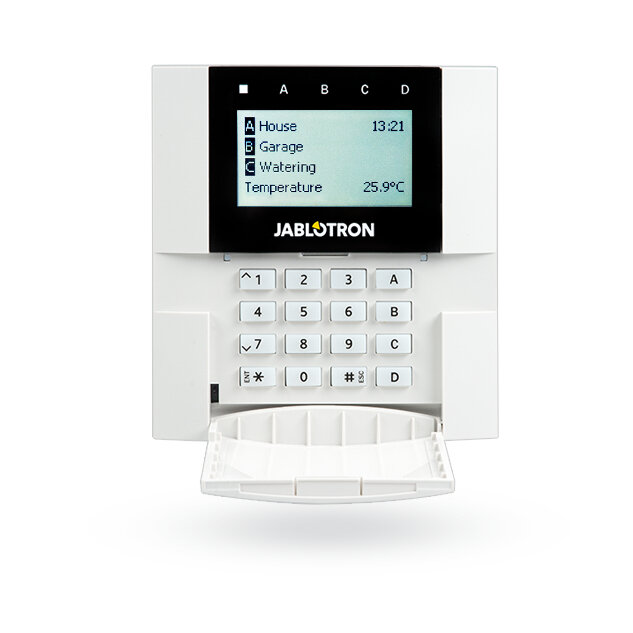 Lector Control Acceso Jablotron Ja-110E Lector Chip/Tarjeta Lcd Teclado Integrado Ja-110E