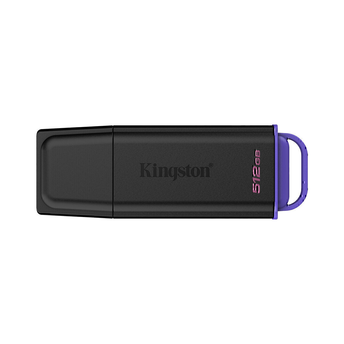 Memoria Usb Kingston Exodia 512Gb Usb 3.2 Gen 1 Negro Violeta Tapa A Presión Dtxg2/512Gb