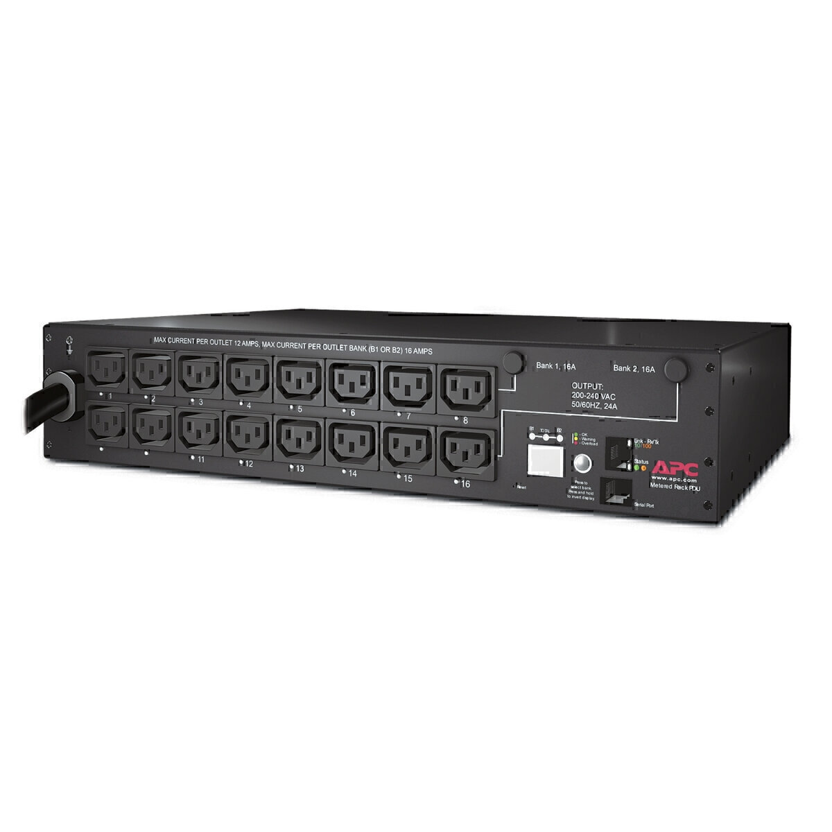 Unidad Pdu Multicontacto Apc Ap7911B 16 Salidas C13 30A 208V 2U Ap7911B