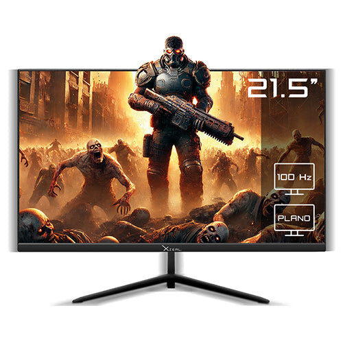 Monitor Gamer Plano Xzeal Xspmg09B 21.5" Full Hd 100Hz 5Ms 1Hdmi 1Vga Vesa Negro Xspmg09B