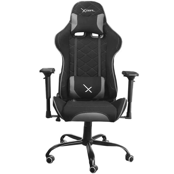 Silla Gamer Xzeal Xz25 Negro Hasta 150Kg Textil Xzsxz25B