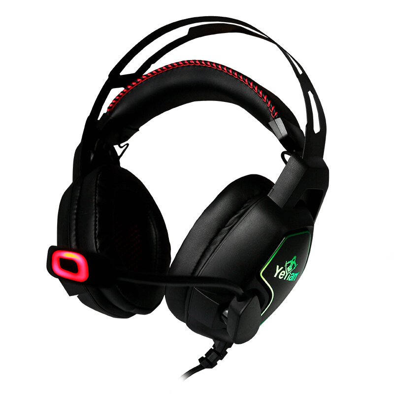 Diadema Gamer Yeyian Ydv-33403 Usb, 3.5Mm, Negra C/ Rojo Vicious 3000
