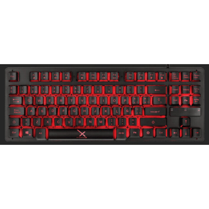 Teclado Gamer Xzeal Alambrico 87 Teclas Led Negro Xst-300 Xsatga1B