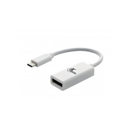 Adaptador De Video Usb-C M A Displayport H Xtech Blanco 25Cm Xtc-555