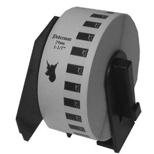 Brother Etiquetas De Impresrta 1-7 7 " X 100  Blanco-Negro Dk2210