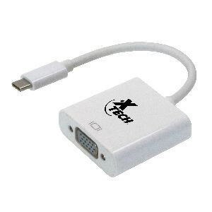 Adaptador Usb Tipo C A Vga Xtech Xtc-550 Blanco