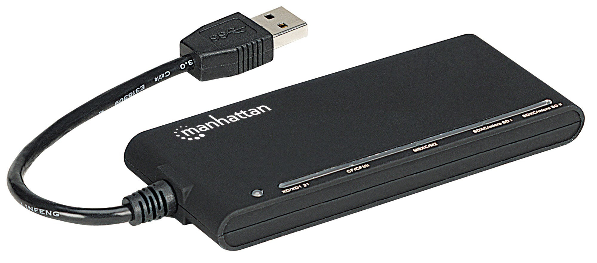 Lector De Tarjetas Manhattan Usb 3.0, 62 En 1 101653