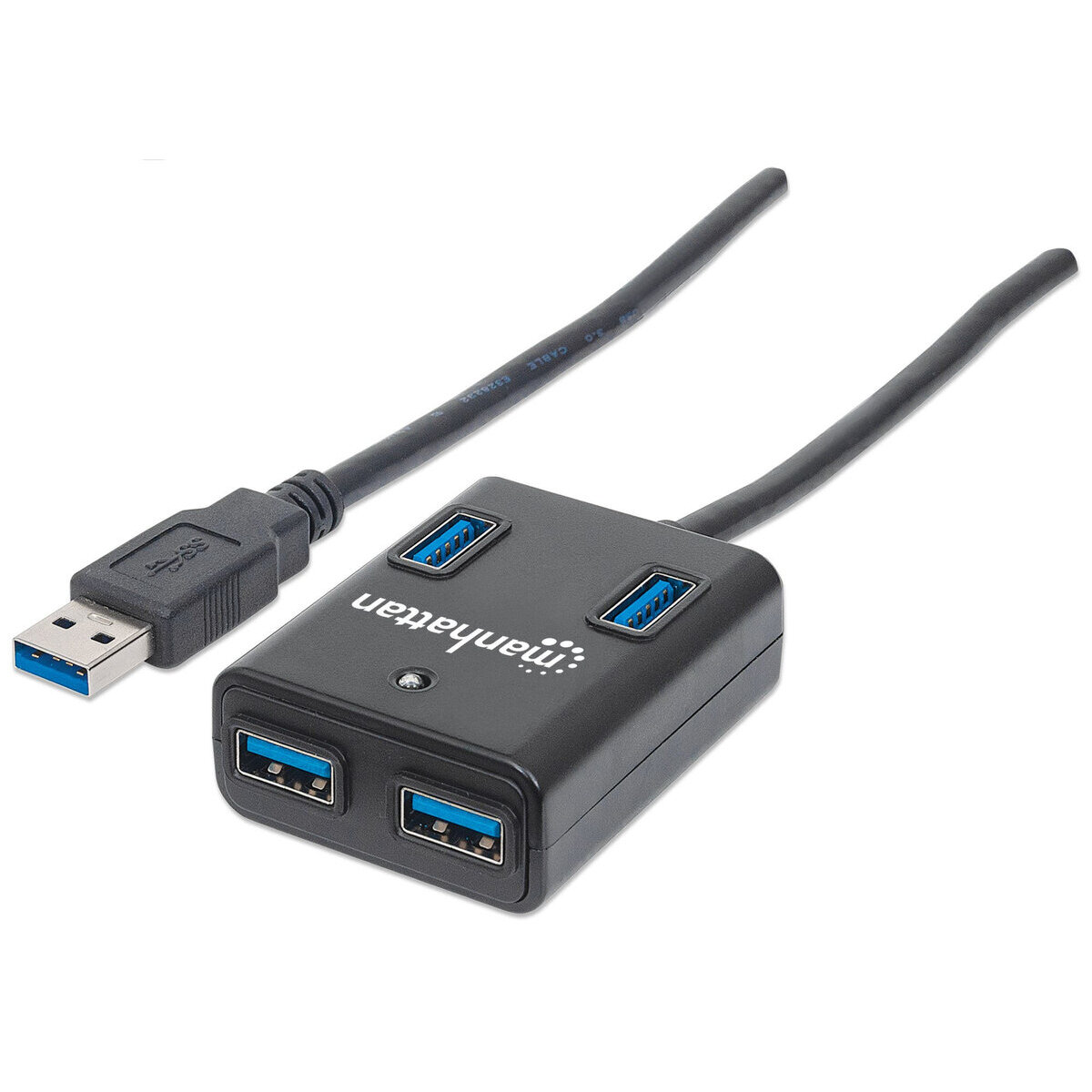 Hub Usb V3.0 Manhattan 4 Ptos Sin Fuente 162296
