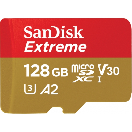 Memoria Sandisk Micro Sdxc Extreme 128Gb A2 V30 (Sdsqxa1-128G-Gn6Ma)