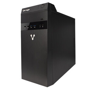 Computadora Vorago Volt 4 Core I3 8100 8Gb 120Gb Ssd 1Tb Dvd Win10Pro