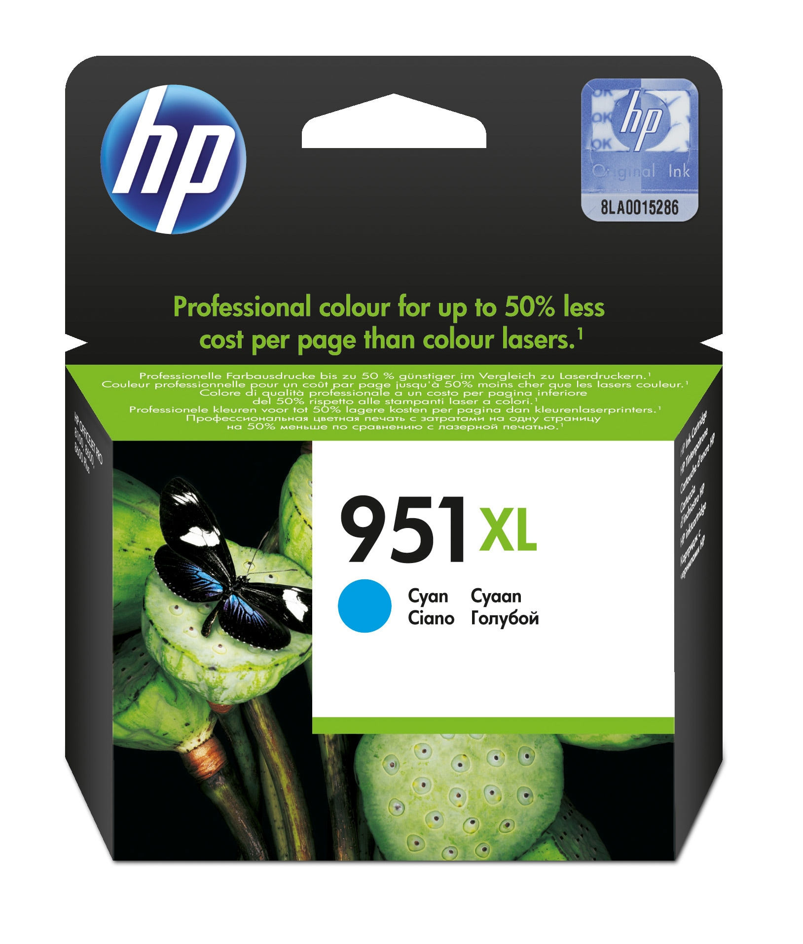 Cartucho Hp 951Xl Cyan Officejet Para 8600/K8600/8600+/8100 Cn046Al