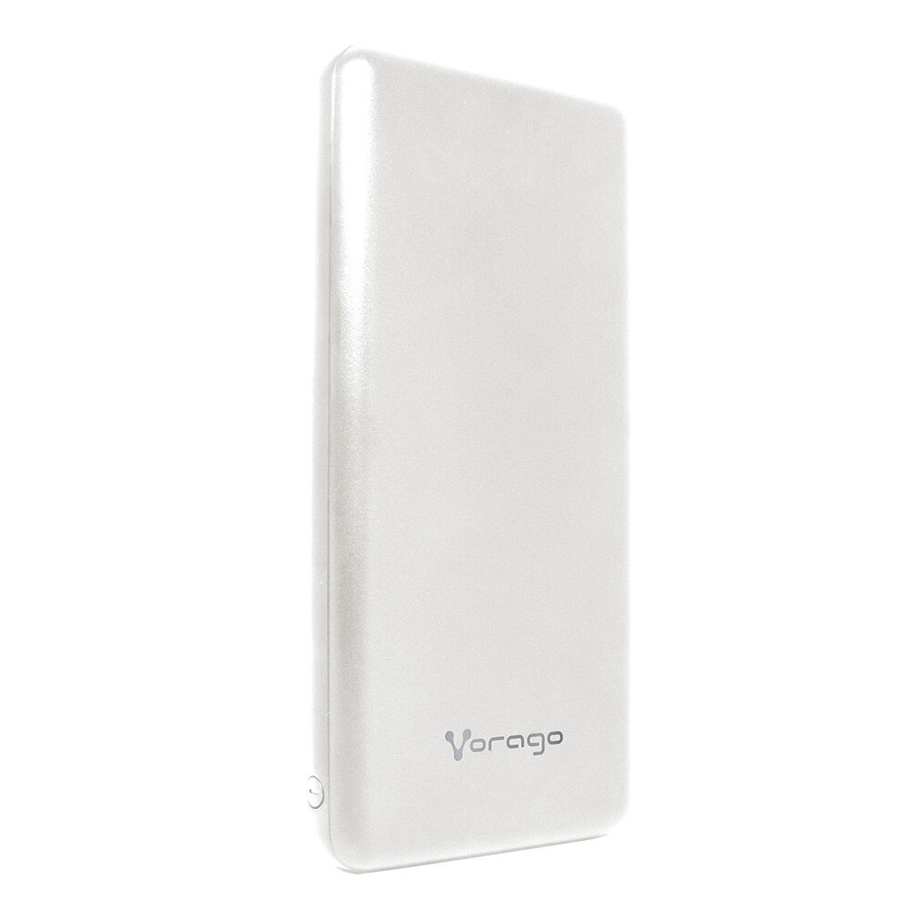 Power Bank Vorago Pb-401 10 000 Mah 2X Usb Blanco  Blanco