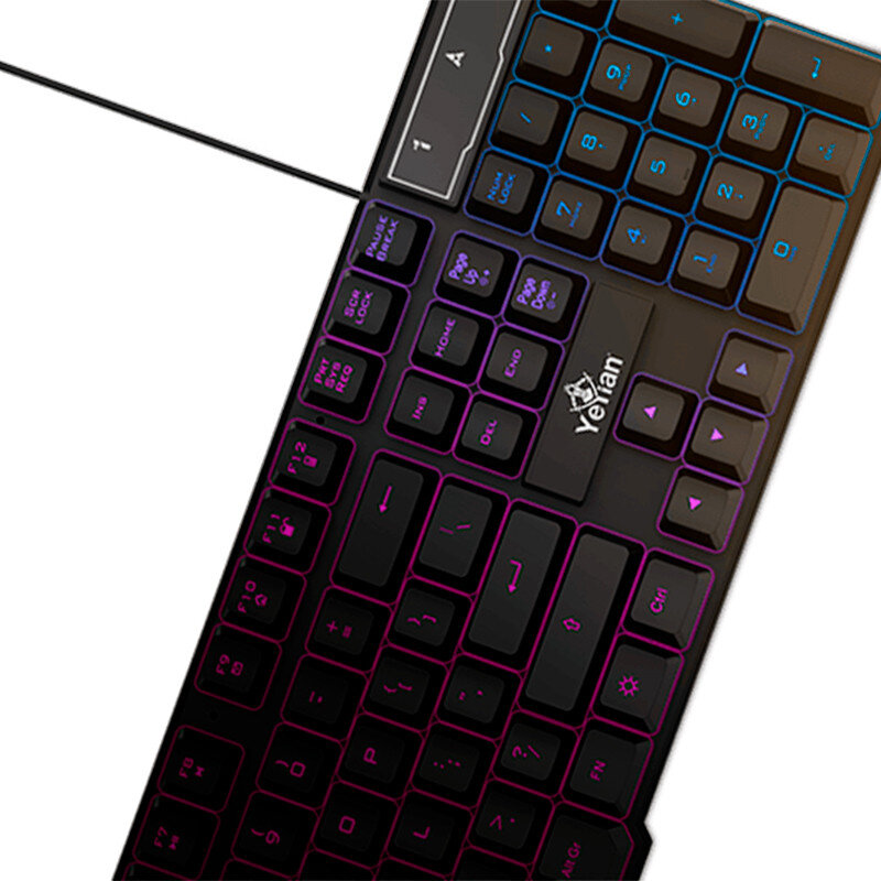 Kit Yeyian Led Ykh-20707 Hydra S2000 Teclado Mouse Headset Mousepad