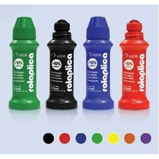 Tinta Rolaplica 587 Violeta Sello 60Cc Articulos Escolar Y Oficina
