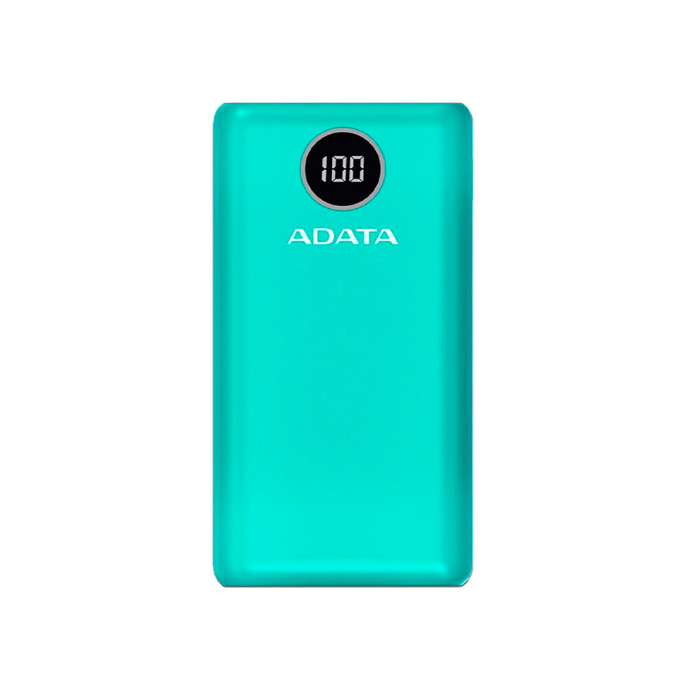 Power Bank Adata 20,000 Mah verde frontal