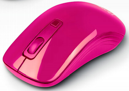 Mouse Vorago Mo-102 Rosa Optico Alambrico 1000/1600 Dpi'S Usb