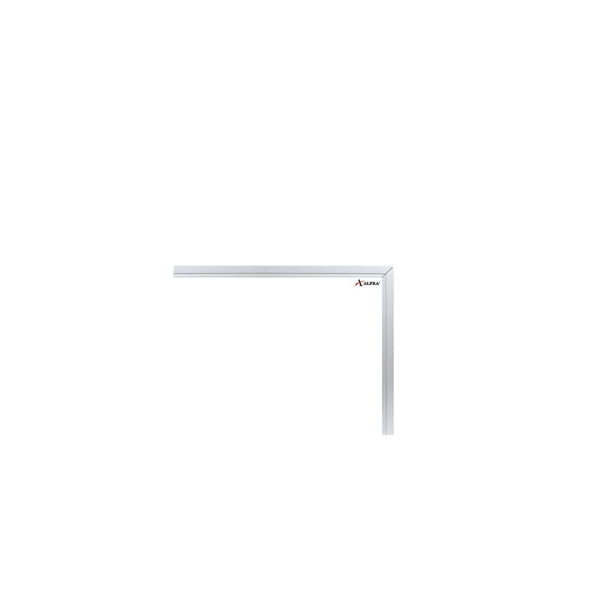 Pintarrón Alfra 90877 Bco Metálico 120X300Cm