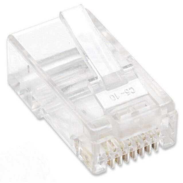 Plug Rj45 Cat5E 2 Puntas Multifilar (1 Pieza) Intellinet 790055