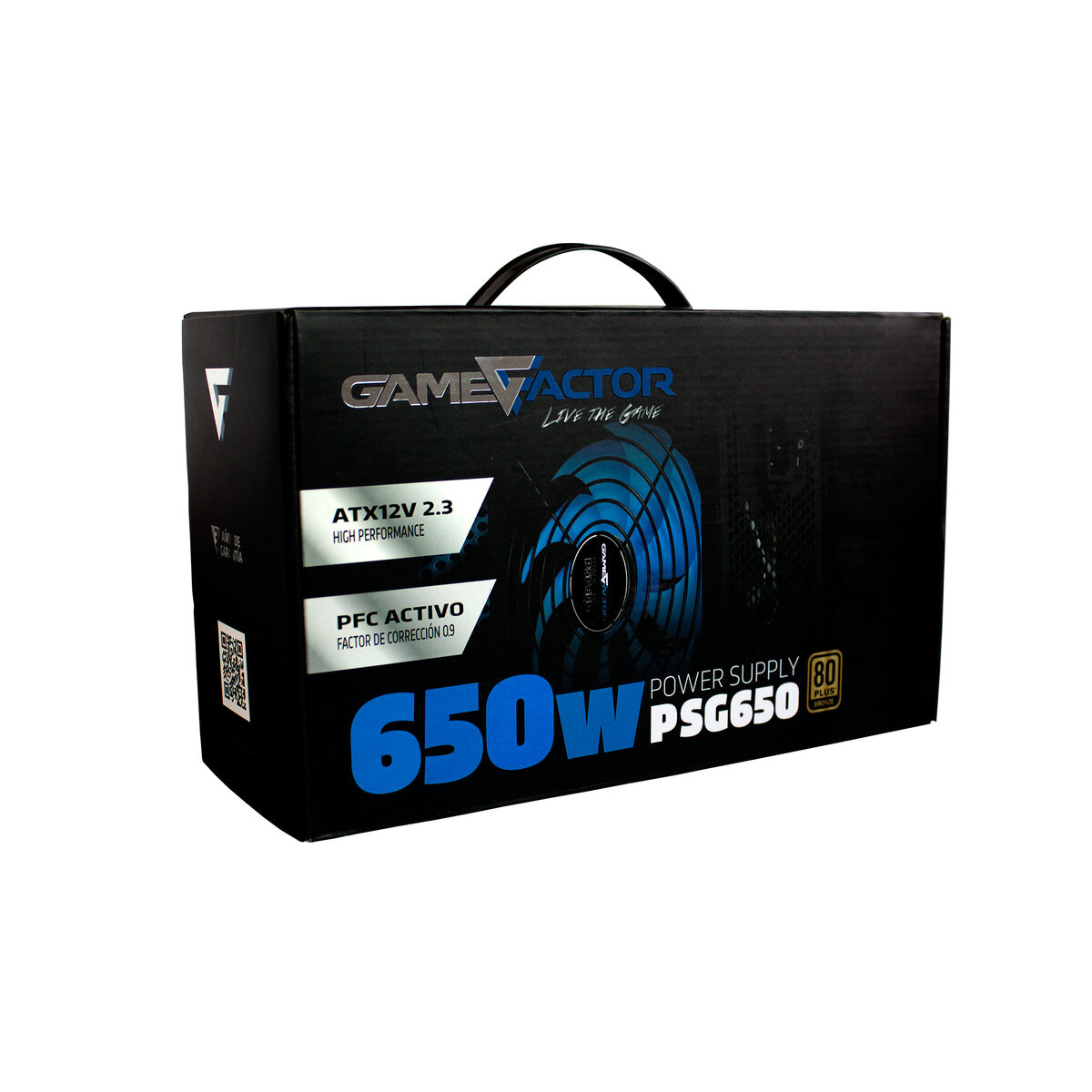 Fuente De Poder  Game Factor Psg650  650Watts 80 Plus Bronze