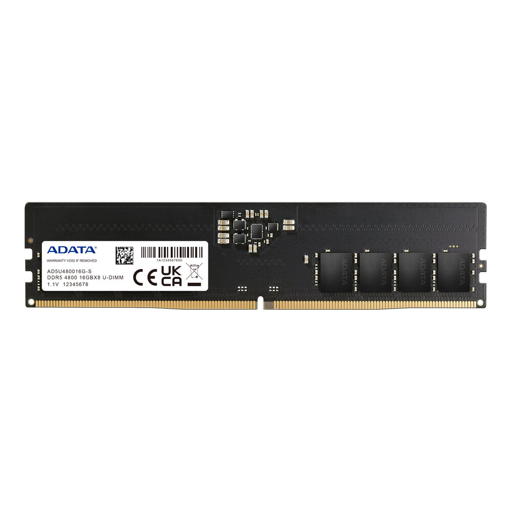 Memoria Ram Adata 16Gb Ddr5 4800Mhz Ecc Ad5U480016G-S