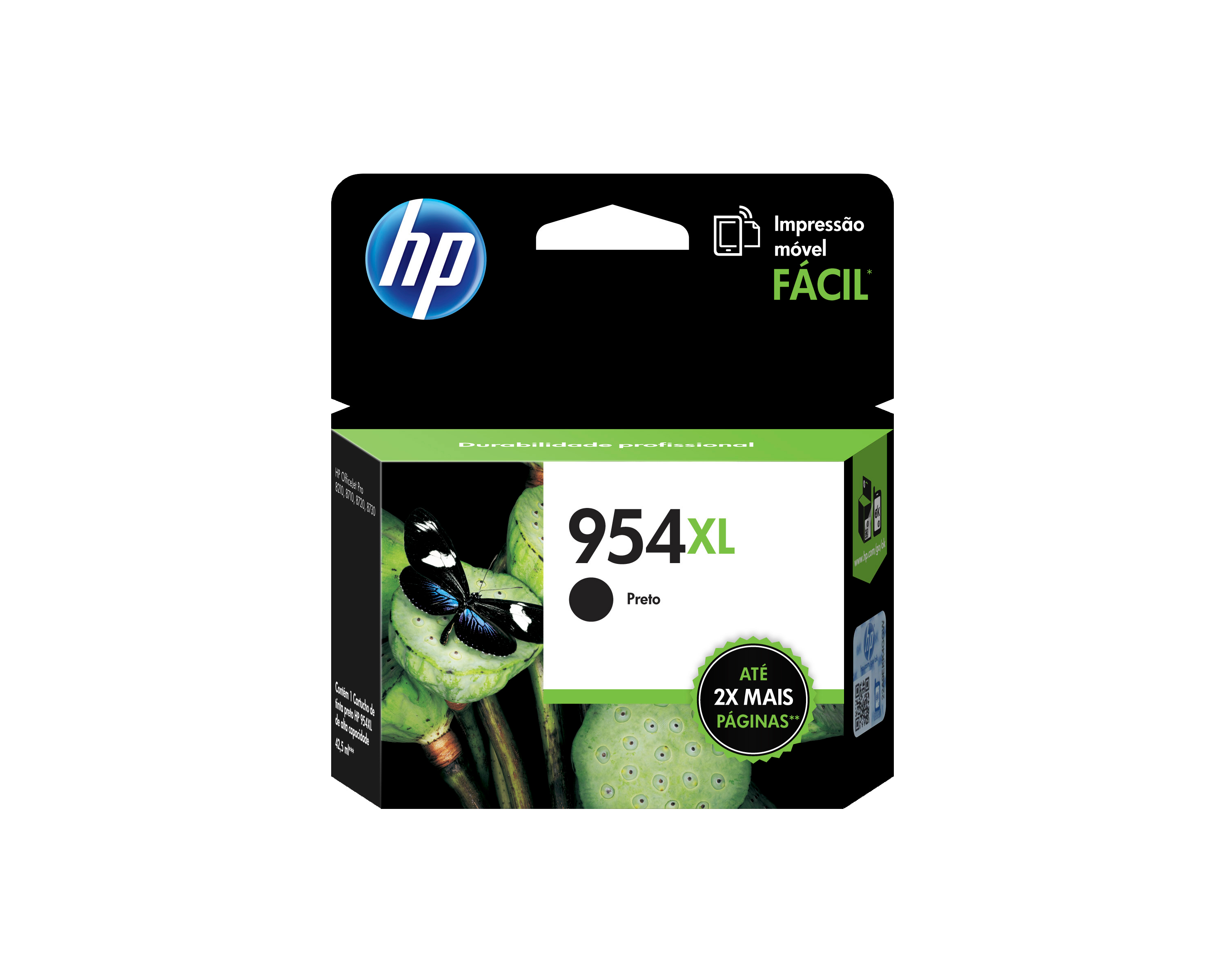 Cartucho Hp 954Xl Negro 2000 Pags P/Oj Pro 8210/8710 L0S71Al