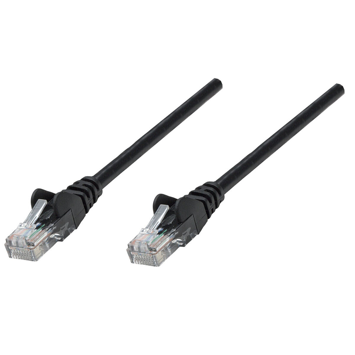 Patchcord Intellinet Cat6A Rj45 7.6M Sftp Blindado Negro 741569