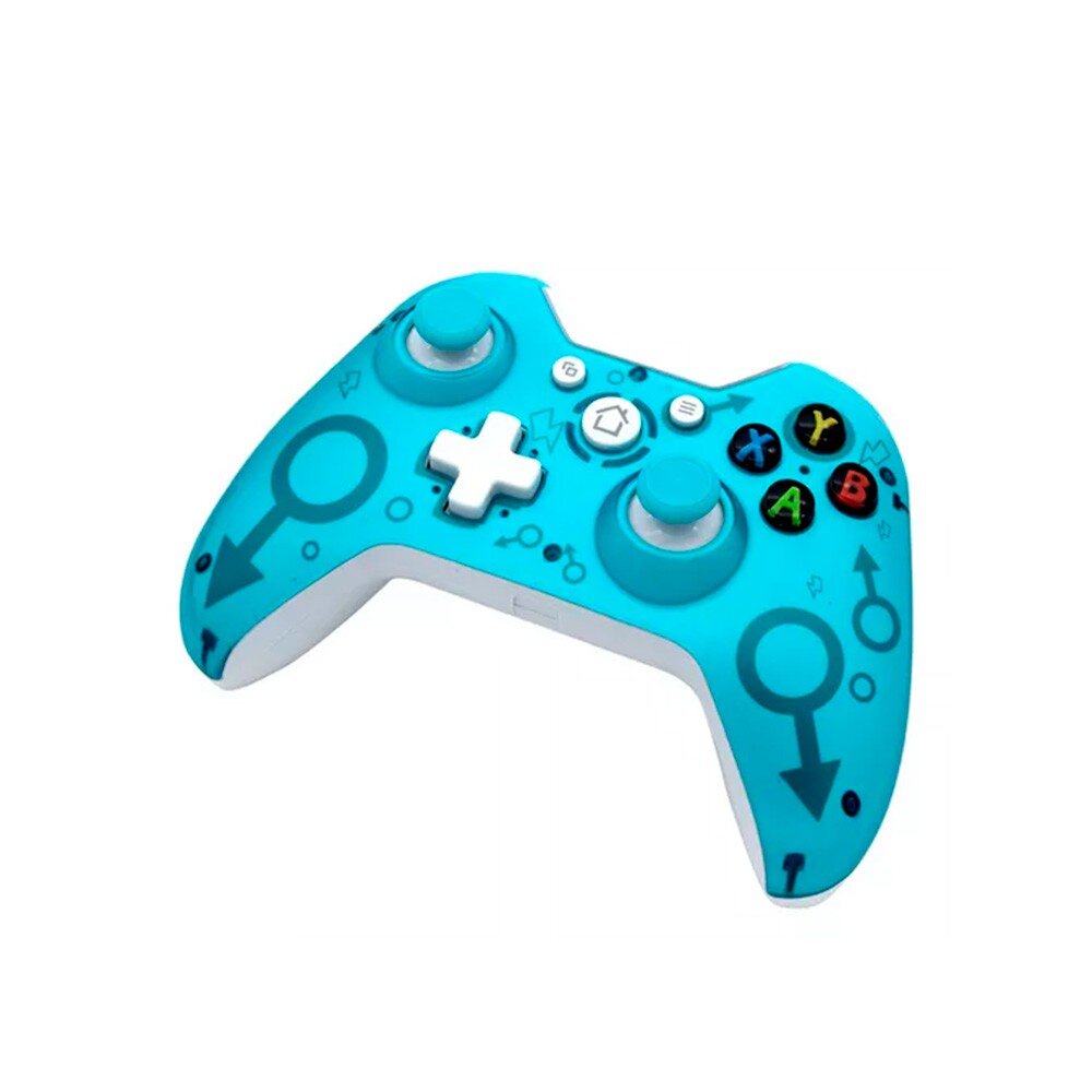 Control Gamepad N-1 Inalámbrico Blackpcs Para Xbox One Ps3 Pc 2.4G Verde N-1 Colorful-V