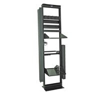 North Rack Seguridad North005-Bkl De Aluminio 4X19" Ligero 21U Negro