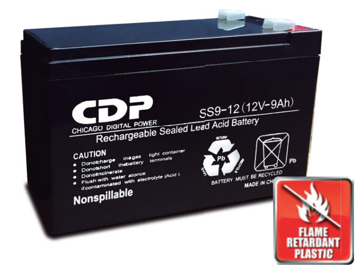 Bateria De Reemplazo Cdp B-12/9 De 12Volts Y 9Ah