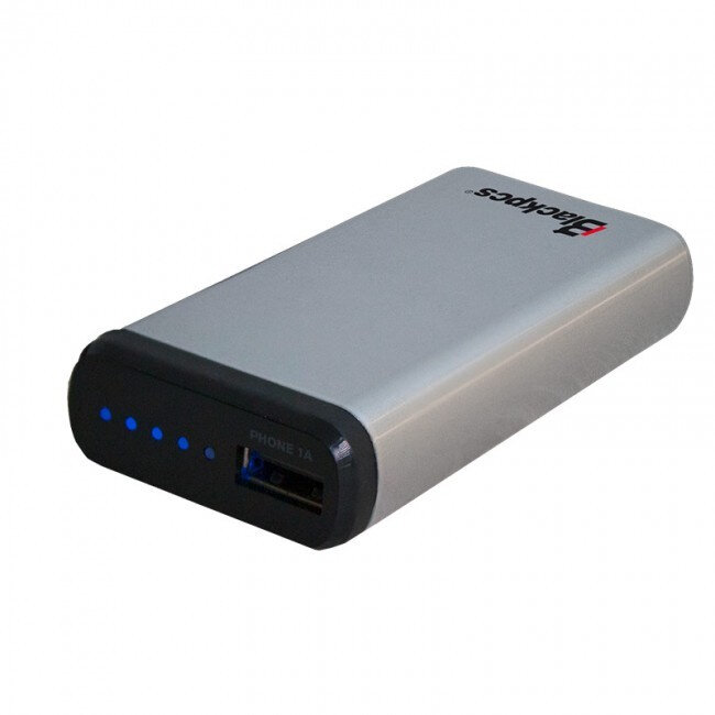 Powerbank Blackpcs 4000 Mah/5V Plata Epbs6-4000/5V